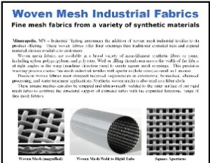 Woven Mesh Industrial Fabrics