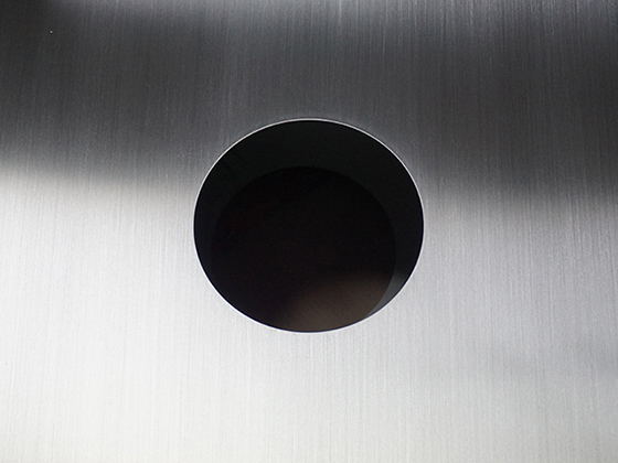 Etched Pin Holes