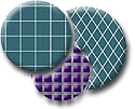 Die Cut pieces of netting