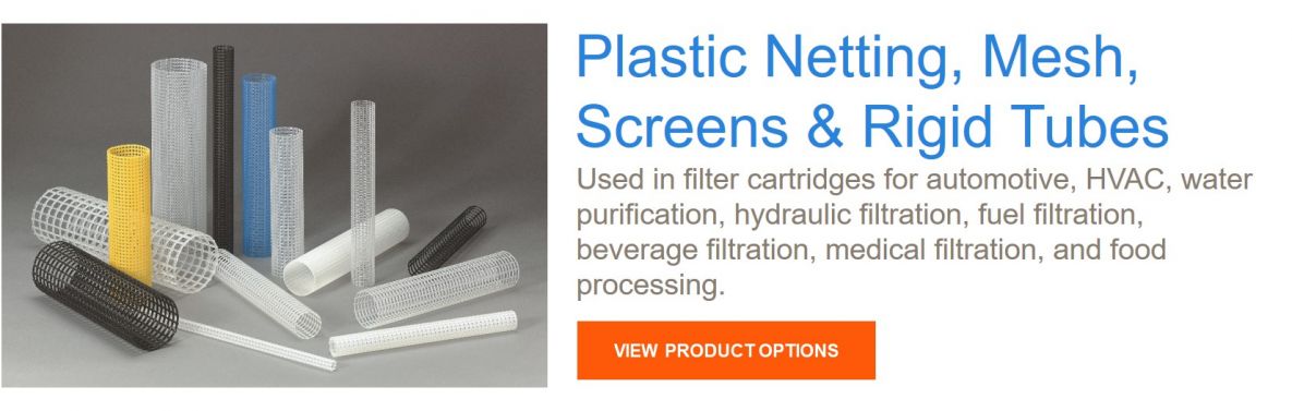 Plastic Netting, Mesh Screens & Rigid Tubes